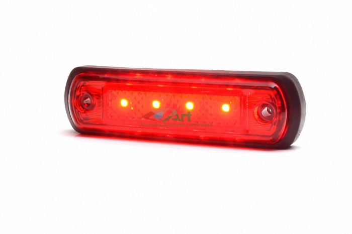 Lampa gabarit 4 LED rosie W189-1339 WAS [16]