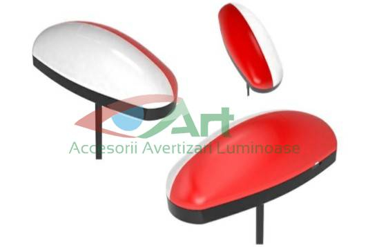 Lampa gabarit aplicata alb/rosu NEON V5002 [3]