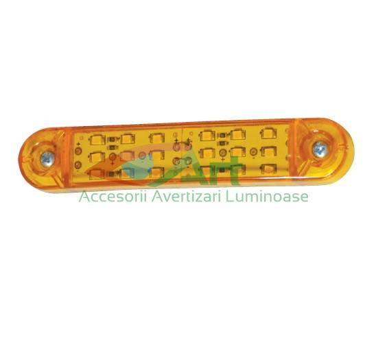 Lampa gabarit cu 18 LED 12V-24V Galbena [5]