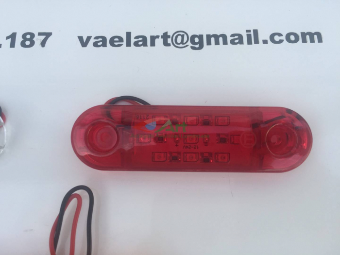Lampa gabarit cu 9 LED 12V-24V Galben AD0174Z [11]