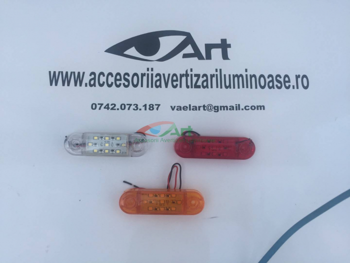 Lampa gabarit cu 9 LED 12V-24V Galben AD0174Z [7]
