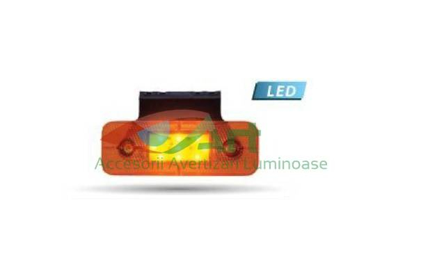 Lampa gabarit cu 9 led si suport Galbena [2]