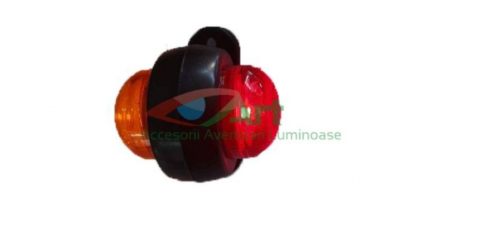 Lampa gabarit cu brat mic LED galben-rosu 12v/24v YP-141z/c [11]