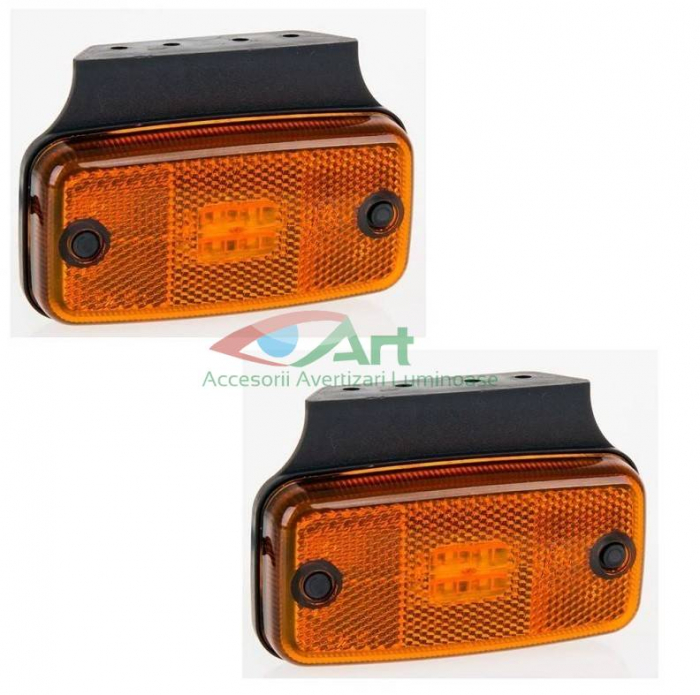 Lampa gabarit cu suport FT-019Z+K 4 LED-uri (tip Iveco) [10]