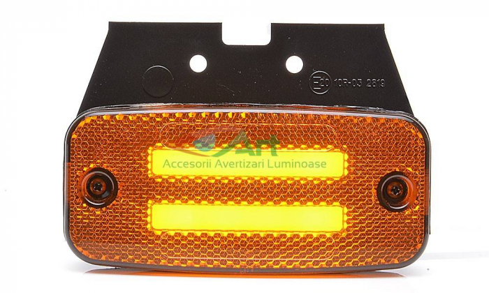 Lampa gabarit galbena neon W158-1138 cu suport [12]