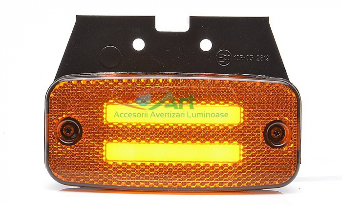 Lampa gabarit galbena neon W158-1138 cu suport [5]