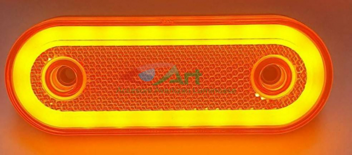 Lampa gabarit galbena tip neon cu suport AD0295Z [2]