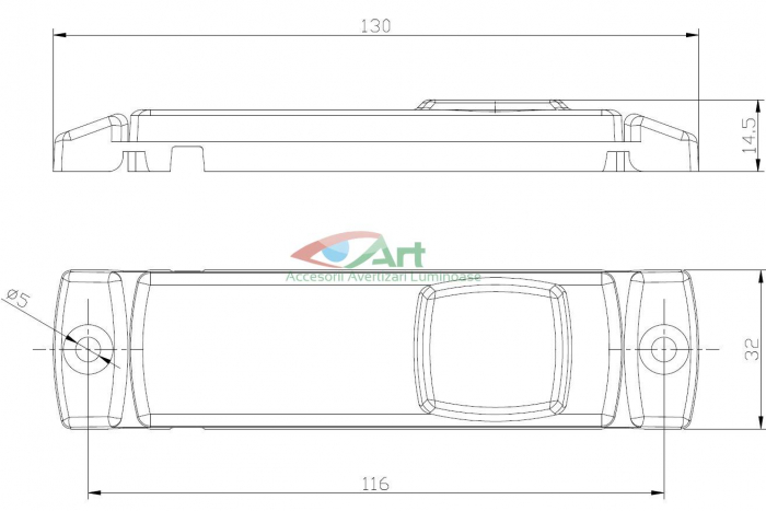 Lampa gabarit laterala FT-018/Z [4]