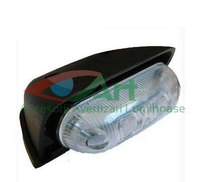 Lampa gabarit LD230 3 led alb cabina [12]