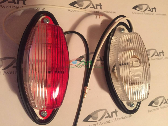 Lampa gabarit ovala-alba FT-011B Fristom [12]