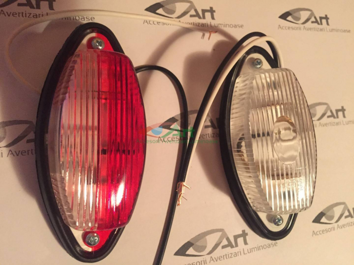 Lampa gabarit ovala-alba FT-011B Fristom [3]