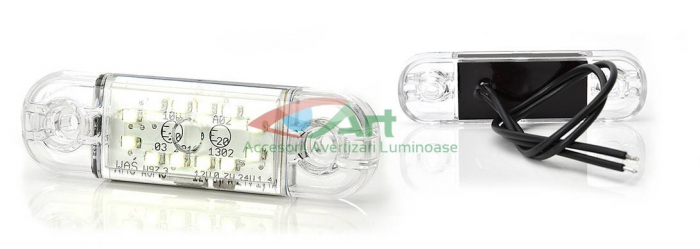 Lampa gabarit ovala Slim cu 12 LED -Alb W97.3 716 [11]