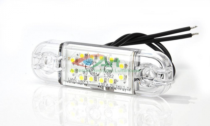 Lampa gabarit ovala Slim cu 12 LED -Alb W97.3 716 [16]