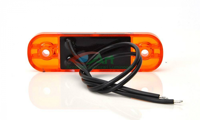 Lampa gabarit ovala Slim cu 5 LED - Galben W97.2 [12]