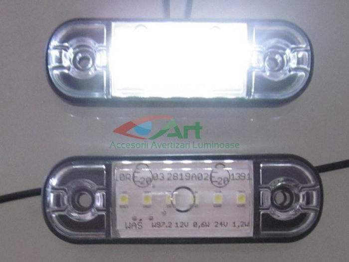 Lampa gabarit ovala Slim cu 6 LED -alb W97.2-713 [4]