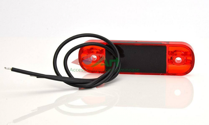 Lampa gabarit ovala Slim  cu LED 12 -rosie W97.3 - 715 WAS [5]