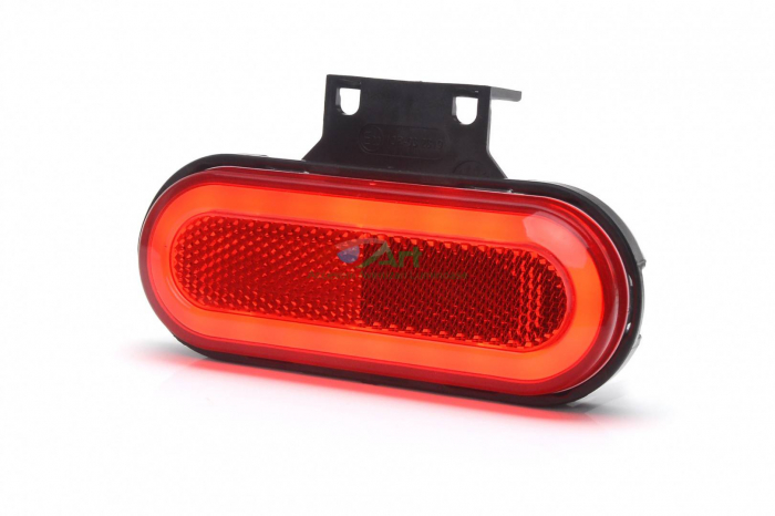 Lampa gabarit rosie tip neon W198-1400 cu suport [10]