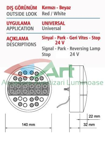 Lampa hamburger YP-105 24V LED [5]