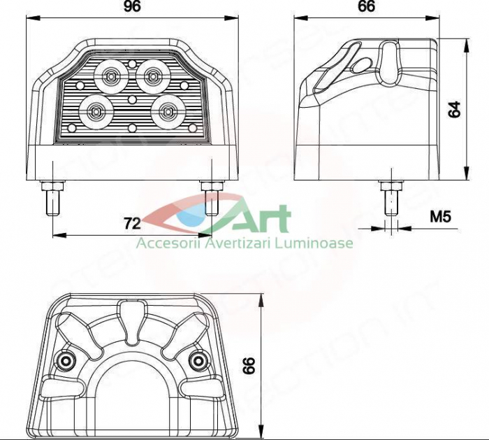 Lampa iluminare numar FT-031A LED [3]