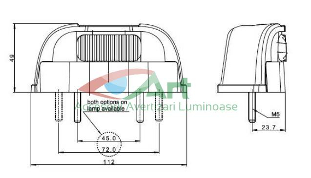Lampa iluminare numar FT-262 Fristom [4]
