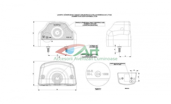 Lampa iluminare numar LT104 Horpol [4]