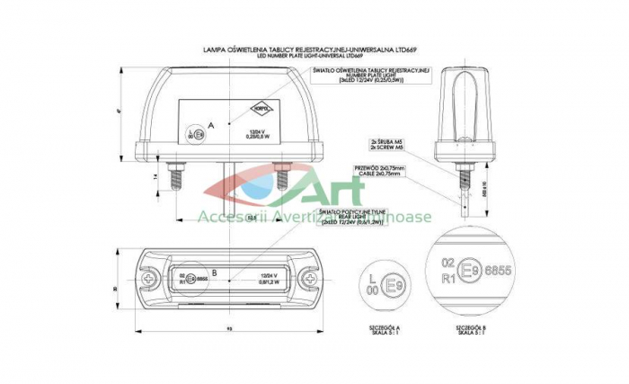 Lampa iluminare numar LTD669 HorPol [6]