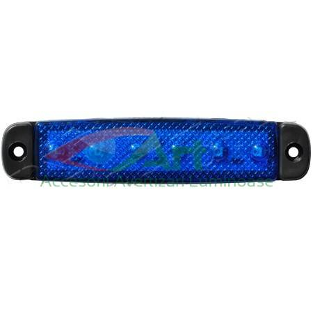 Lampa laterala 6 LED-uri Albastra 12v-24v [5]