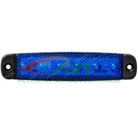 Lampa laterala 6 LED-uri Albastra 12v-24v [7]
