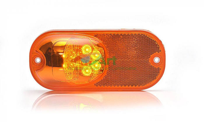 Lampa laterala LED galbena cu semnalizare W161 [10]