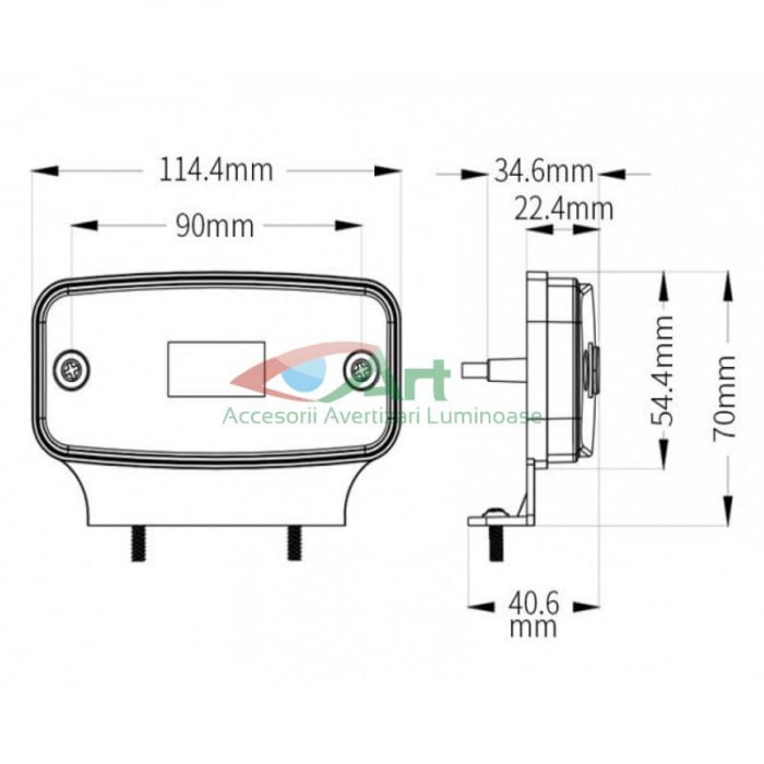 Lampa laterala LED NEON Strip V1904 12v/24v [16]