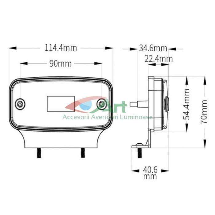 Lampa laterala LED NEON Strip V1904 12v/24v [8]