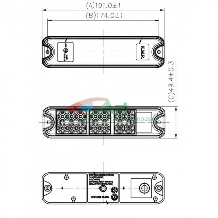 Lampa LED 12v/24v Vaelart1834 (19X5) [13]