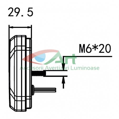 Lampa LED dinamica V1914 (semnalizare gen AUDI) (28x10) [4]
