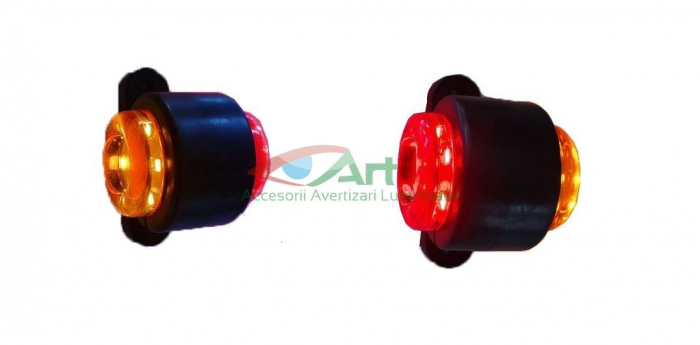 Lampa LED gabarit cu brat scurt galben/rosu FR0105A mini [3]