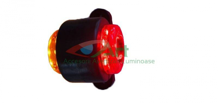 Lampa LED gabarit cu brat scurt galben/rosu FR0105A mini [4]