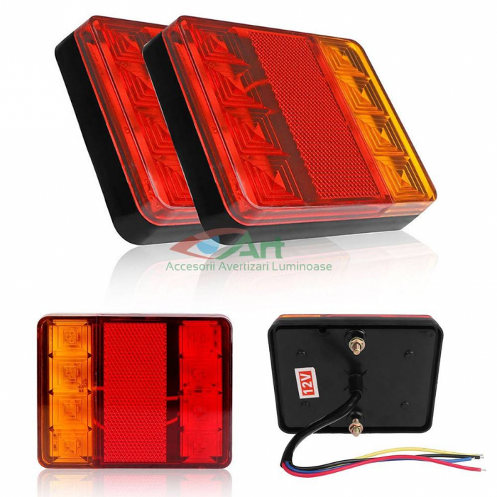 Lampa multifunctionala 12v  LED - CB17 (12x8) [4]