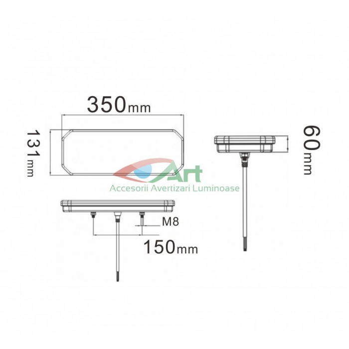 Lampa multifunctionala LED NEON dinamic L1934 dreapta [4]