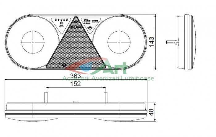Lampa multifunctionala LED Stella Horpol LZD-2551 dreapta (36.3x14.3) [6]