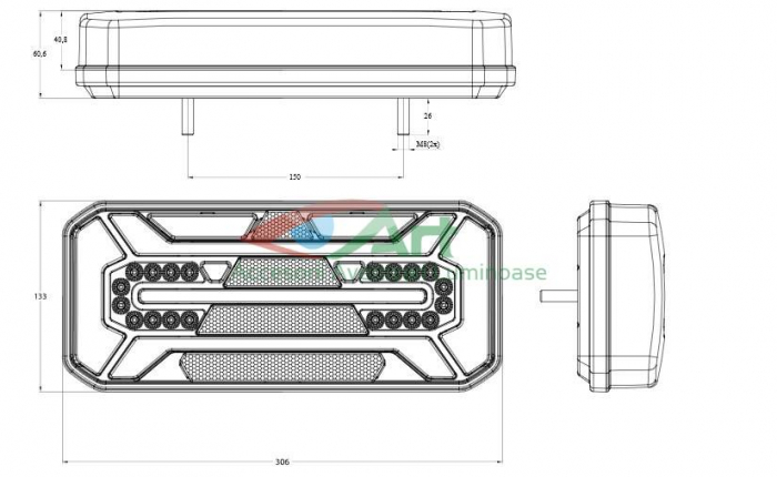 Lampa multifunctionala NEON W184 (30.6x13.3) [8]