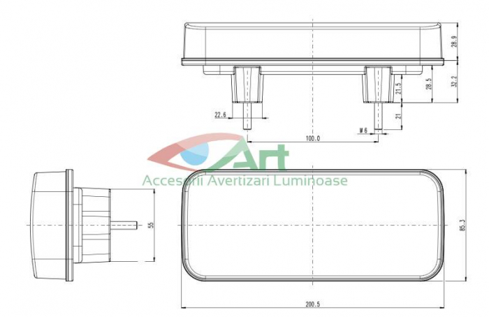 Lampa multifunctionara cu semnal dinamic W187 1324DD Was (20x85) [7]