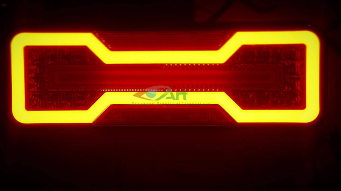 Lampa NEON V1871 semnal dinamic 6 functii dreapta (28.4x10) [6]