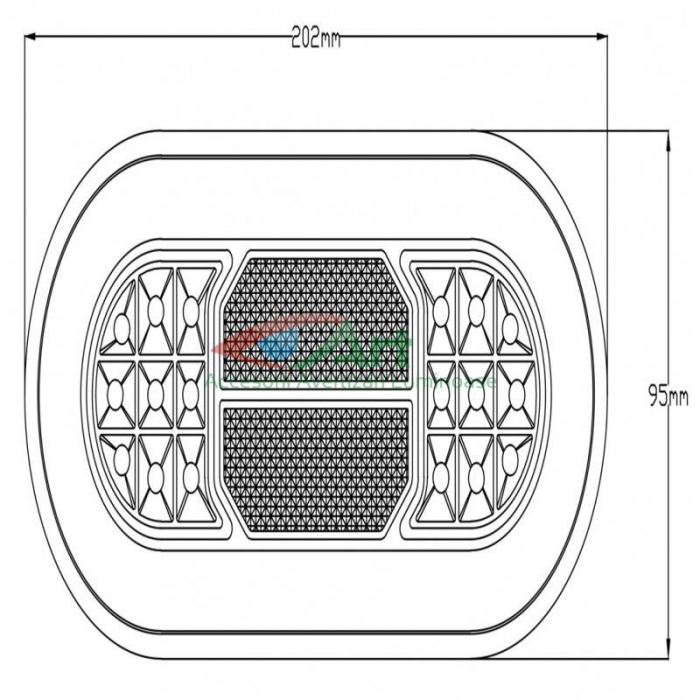 Lampa NEON V1891 4 functii (20.2x9.5) [8]