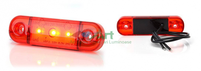 Lampa pozitie cu led rosie W97.1-709 [9]