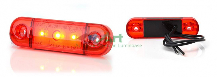 Lampa pozitie cu led rosie W97.1-709 [12]