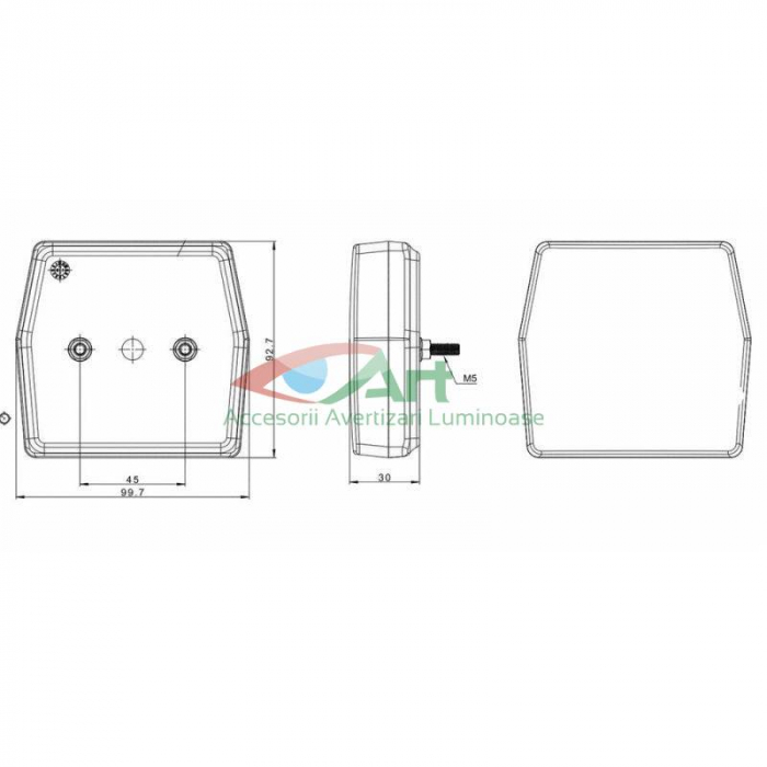 Lampa semnalizare cu pozitie FT-225 Fristom [8]
