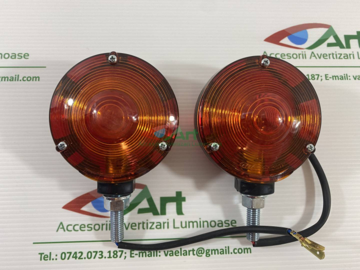Lampa semnalizare pentru gabarit/oglinda camion Rosu/galben [2]