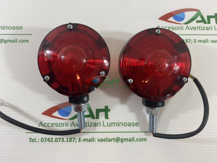 Lampa semnalizare pentru gabarit/oglinda camion Rosu/galben [6]