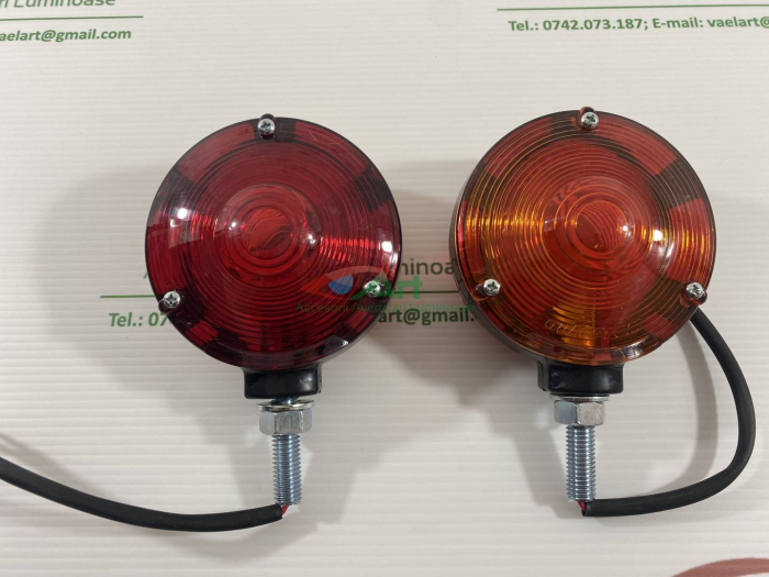 Lampa semnalizare pentru gabarit/oglinda camion Rosu/galben [7]