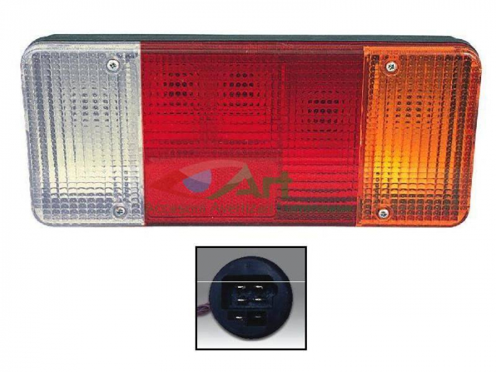 Lampa spate 5 functii cu mufa dreapta Iveco Eurocargo [7]