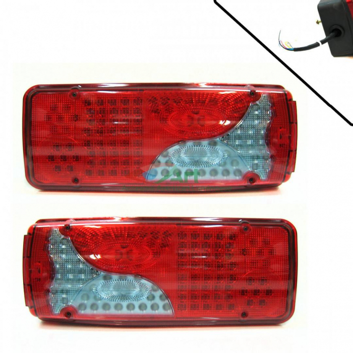 Lampa spate cu led MAN si Mercedes 24V (40x15) [7]